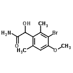 CAS#: 92516-27-3， 2-(3-Bromo-4-methoxy-2,6-dimethylphenyl)-2-hydroxyacetamide