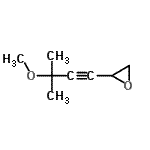 CAS#: 92521-78-3， 2-(3-Methoxy-3-methyl-1-butyn-1-yl)oxirane
