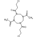 CAS#: 92531-04-9， 1,1'-(3,7-Diacetyl-1,3,5,7-tetrazocane-1,5-diyl)bis(3-chloro-1-propanone)