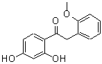 结构式 CAS# 92549-46-7, 1-(2,4-二羟基苯基)-2-(2-甲氧基苯基)乙酮