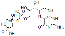 CAS 登录号：92587-05-8， beta,gamma-亚甲基-7,8-二氢新喋呤 3'-三磷酸酯