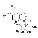 CAS#: 926004-76-4， 5-Methoxy-1-(triisopropylsilyl)-1H-pyrrolo[2,3-b]pyridine-4-carbaldehyde