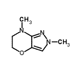 CAS#: 92616-04-1， 2,7-Dimethyl-2,5,6,7-tetrahydropyrazolo[4,3-b][1,4]oxazine