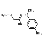 structure of CAS# 926194-19-6, N-(5-Amino-2-methoxyphenyl)-2-methoxyacetamide;MFCD09042662;N-(5-amino-2-methoxyphenyl)-2-methoxyacetamide