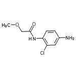 结构式 CAS# 926219-03-6, N-(4-氨基-2-氯苯基)-2-甲氧基乙酰胺