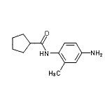 结构式 CAS# 926227-21-6, N-(4-氨基-2-甲基苯基)环戊烷甲酰胺