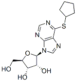 CAS#: 92653-99-1， 9H-Purine, 6-(Cyclopentylthio)-9-(beta-D-Ribofuranosyl)-