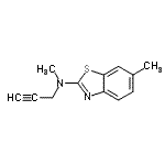 CAS#: 92677-92-4， N,6-Dimethyl-N-(2-propyn-1-yl)-1,3-benzothiazol-2-amine