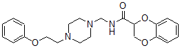 CAS#: 92758-98-0， trans-2,3-Dihydro-N-((4-(2-Phenoxyethyl)-1-Piperazinyl)Methyl)-1,4-Benzodioxin-2-Carboxamide