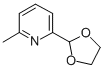structure of CAS# 92765-75-8, 2-(1,3-Dioxolan-2-Yl)-6-Methylpyridine;2-(1,3-Dioxolan-2-Yl)-6-Methyl-Pyridine;Zinc02509832;St5405967