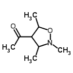 CAS#: 92807-77-7， 1-(2,3,5-Trimethyl-1,2-oxazolidin-4-yl)ethanone
