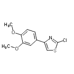 CAS#: 92847-39-7， 2-Chloro-4-(3,4-dimethoxyphenyl)-1,3-thiazole