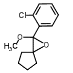 CAS#: 92884-33-8， 2-(2-Chlorophenyl)-2-methoxy-1-oxaspiro[2.4]heptane