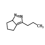 CAS#: 92939-35-0， 3-Propyl-4,5,6,6a-tetrahydrocyclopenta[c]pyrazole