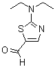 结构式 CAS# 92940-24-4, 2-(二乙基氨基)噻唑-5-甲醛