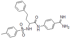 CAS#: 92953-76-9， 2-Tosylamino-4-Phenylbutyryl-4-Amidinoanilide