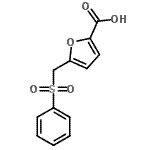 CAS#: 92959-89-2， 5-[(Phenylsulfonyl)methyl]-2-furoic acid