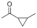 structure of CAS# 930-56-3, 1-(2-Methylcyclopropyl)ethanone;Ketone, Methyl 2-Methylcyclopropyl;Ethanone, 1-(2-Methylcyclopropyl)-