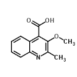 CAS#: 93001-91-3， 3-Methoxy-2-methyl-4-quinolinecarboxylic acid