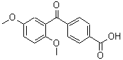 CAS 登录号：93012-66-9， 4-(2,5-二甲氧基苯甲酰基)苯甲酸