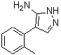 结构式 CAS# 93048-45-4, 4-(2-甲基苯基)-1H-吡唑-5-胺