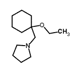 CAS 登录号：93258-03-8， 1-[(1-乙氧基环己基)甲基]吡咯烷