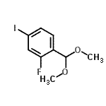 CAS#: 933672-22-1， 1-(Dimethoxymethyl)-2-fluoro-4-iodobenzene