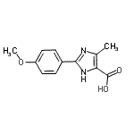 CAS#: 933694-27-0， 2-(4-Methoxyphenyl)-4-methyl-1H-imidazole-5-carboxylic acid