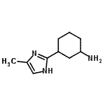 CAS#: 933713-38-3， 3-(4-Methyl-1H-imidazol-2-yl)cyclohexanamine