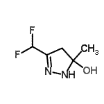 CAS#: 933768-35-5， 3-(Difluoromethyl)-5-methyl-4,5-dihydro-1H-pyrazol-5-ol