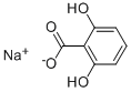 structure of CAS# 935-70-6, 2,6-Dihydroxybenzoic acid sodium salt;Gamma-Resorcylic Acid, Sodium Salt;Sodium Gamma-Resorcylate;2,6-Dihydroxybenzoic Acid Sodium Salt