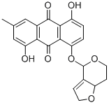 CAS#: 93513-59-8， 1,5-Dihydroxy-3-Methyl-8-((2,6,7,7a-Tetrahydro-4H-Furo[3,2-c]Pyran-4-Yl)Oxy)-9,10-Anthracenedione