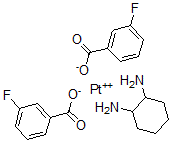 CAS#: 93557-19-8， (SP-4-2)-(1,2-Cyclohexanediamine-N,N')bis(3-fluorobenzoato-O)-Platinum