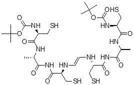 CAS#: 93629-01-7， (N-Tertert-Butyloxycarbonyl-Cysteinyl-Alanyl-Cysteinyl-Methylamide) dimer
