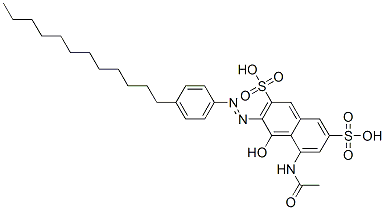 CAS#: 93762-37-9， 5-(Acetylamino)-3-[(4-Dodecylphenyl)Azo]-4-Hydroxynaphthalene-2,7-Disulphonic Acid