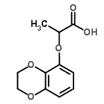 CAS#: 937621-82-4， 2-(2,3-dihydro-1,4-benzodioxin-5-yloxy)propanoic acid