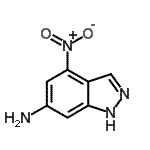 CAS#: 937661-29-5， 4-Nitro-1H-indazol-6-amine