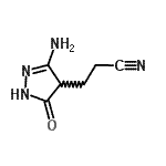 CAS#: 937690-29-4， 3-(3-Amino-5-oxo-4,5-dihydro-1H-pyrazol-4-yl)propanenitrile