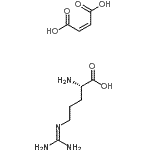 CAS#: 93778-36-0， N<sup>5</sup>-(Diaminomethylene)-L-ornithine (2Z)-2-butenedioate (1:1)