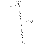 CAS 登录号：93783-35-8， 1-(2-氨基乙基)-2-二十一烷基-3-甲基咪唑烷-1-鎓甲基硫酸盐