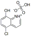 CAS#: 93804-18-3， 5-Chloro-8-Hydroxyquinolinium Hydrogen Sulphate