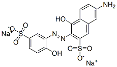 CAS 登录号：93805-44-8， 7-氨基-4-羟基-3-[(2-羟基-5-磺酸基苯基)偶氮]萘-2-磺酸二钠