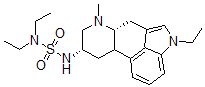 CAS#: 93822-42-5， N,N-Diethyl-N-(1-ethyl-6-methylergoline-8-yl)sulfamide