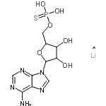 CAS#: 93839-85-1， 9-[5-O-(dihydroxyphosphinothioyl)pentofuranosyl]-9H-Purin-6-amine lithium salt (1:1)