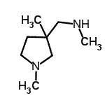 CAS#: 938458-86-7， 1-(1,3-Dimethyl-3-pyrrolidinyl)-N-methylmethanamine