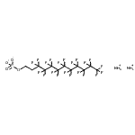 CAS#: 93857-45-5， Diammonium 3,3,4,4,5,5,6,6,7,7,8,8,9,9,10,10,11,11,12,12,12-henicosafluorododecyl phosphate