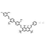 CAS#: 93857-57-9， Disodium 4-amino-3-({4'-[(2-amino-4-hydroxyphenyl)diazenyl]-3,3'-dimethoxy-4-biphenylyl}diazenyl)-5-hydroxy-6-(phenyldiazenyl)-2,7-naphthalenedisulfonate