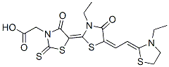CAS#: 93857-81-9， 5-(3-Ethyl-5-((3-Ethylthiazolidin-2-Ylidene)Ethylidene)-4-Oxothiazolidin-2-Ylidene)-4-Oxo-2-Thioxothiazolidin-3-Acetic Acid