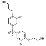 CAS#: 93859-22-4， 2,2'-{Sulfonylbis[(2-bromo-4,1-phenylene)oxy]}diethanol