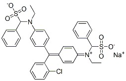 CAS#: 93893-07-3， N-[4-[(2-Chlorophenyl)[4-[Ethyl[(Sulfophenyl)Methyl]Amino]Phenyl]Methylene]-2,5-Cyclohexadien-1-Ylidene]-N-Ethyl-alphaR-Sulfo-Benzenemethanaminium Inner Salt Sodium Salt